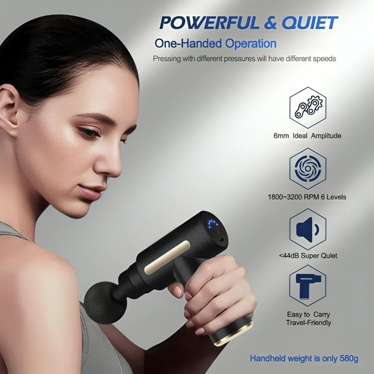 Deep Tissue Massage Gun | 4 Heads | Muscle Pain Relief