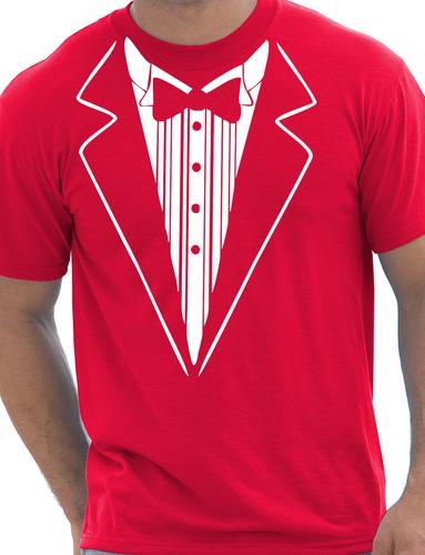 Men's Tuxedo Fancy Dress Funny T-Shirt | Novelty Graphic Tee | Sizes S–XXL