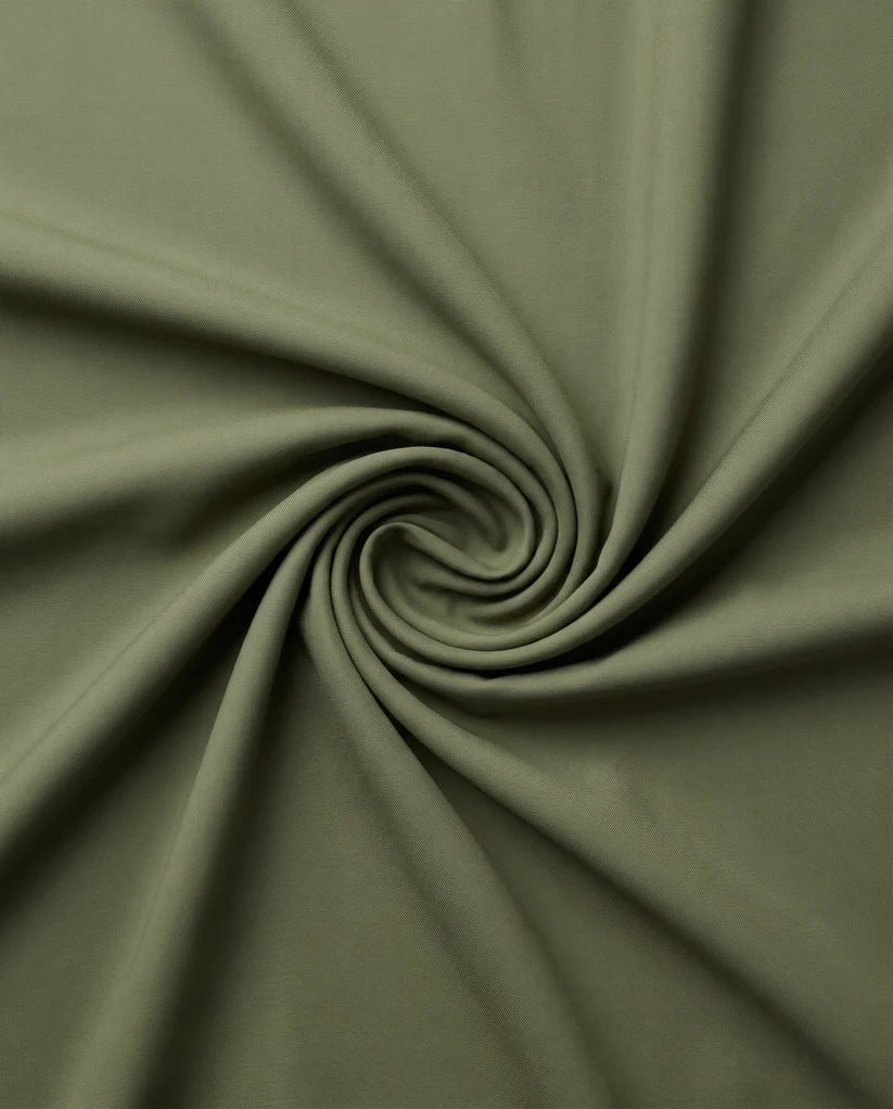 Divine Wash & Wear Olive Green Unstitched Fabric for Men