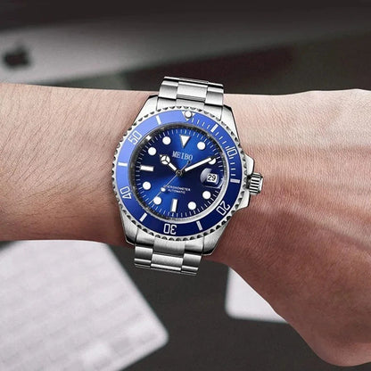 Fashion Luxury 2026 Men's Calendar Sports Waterproof Quartz Watch – Business Stainless Steel Wristwatch
