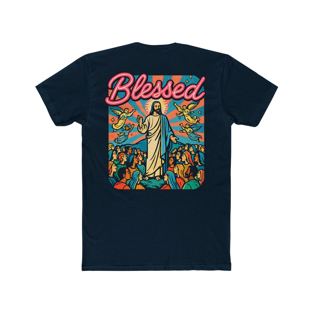 Simply Blessed Heavy Cotton Unisex T-Shirt – Faith-Based Christian Graphic Tee, Inspirational Bible Verse Shirt