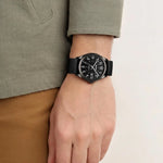 Men's Stainless Steel Analog Quartz Watch 38mm – Easy Reader Dial, Date Display, Expansion Band
