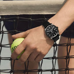 Men's Stainless Steel Analog Quartz Watch 38mm – Easy Reader Dial, Date Display, Expansion Band