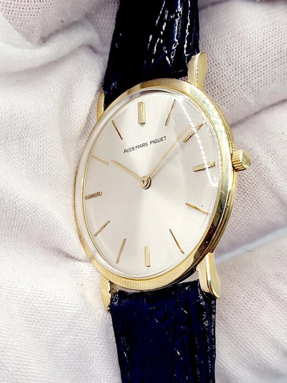 Audemars Piguet Ultra Thin 18K Solid Gold 33mm Wind-Up Men's Watch – Near Mint Luxury Swiss Timepiece