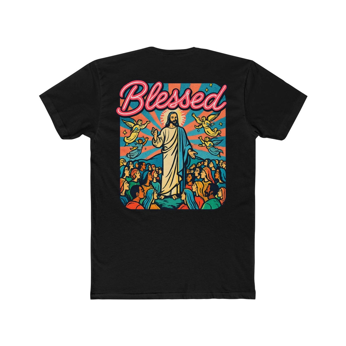 Simply Blessed Heavy Cotton Unisex T-Shirt | Faith-Based Christian Graphic Tee | Inspirational Religious Shirt